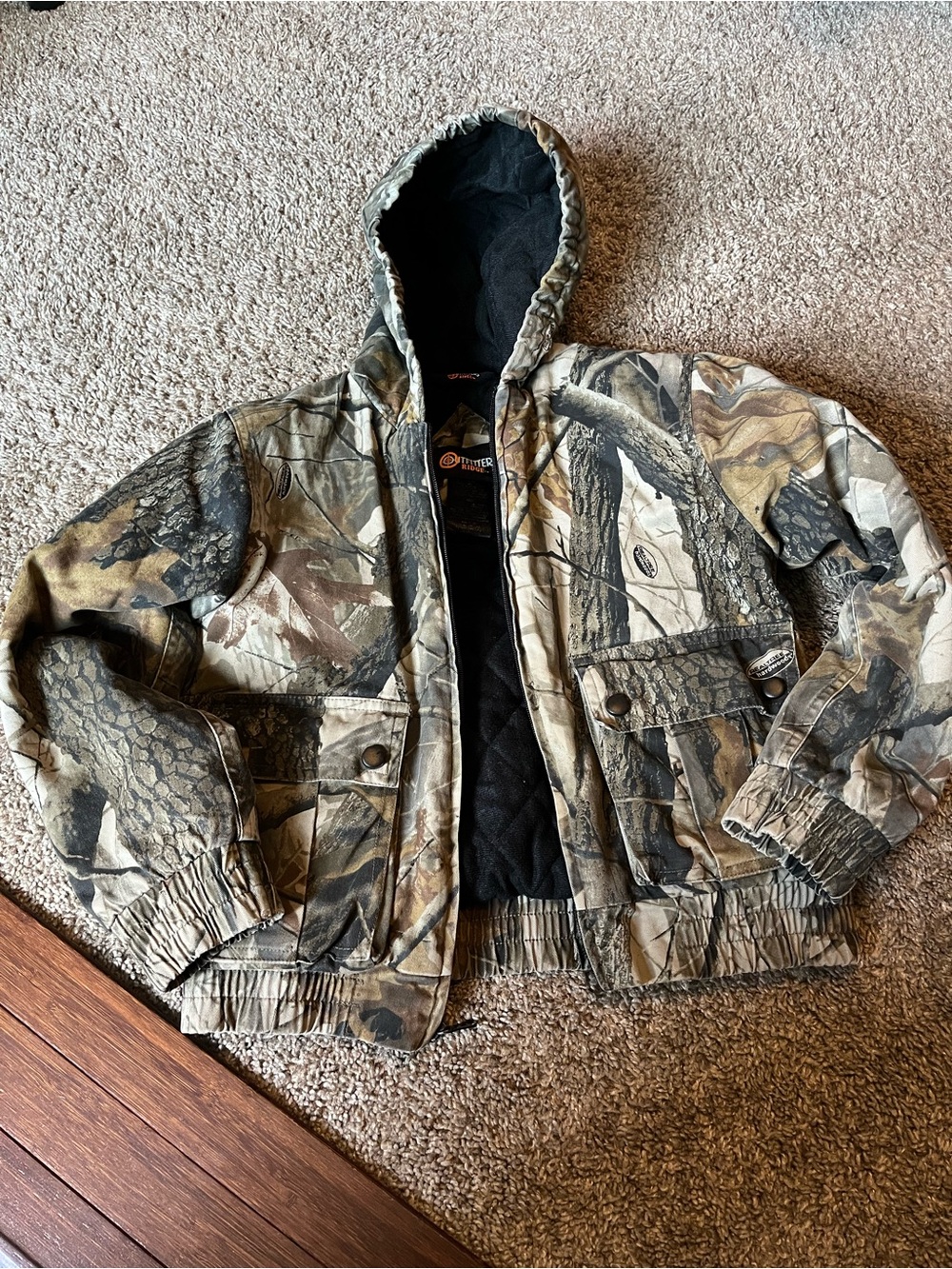 Realtree Realtree Pattern Camo Jacket in Brown, Tan, and Black